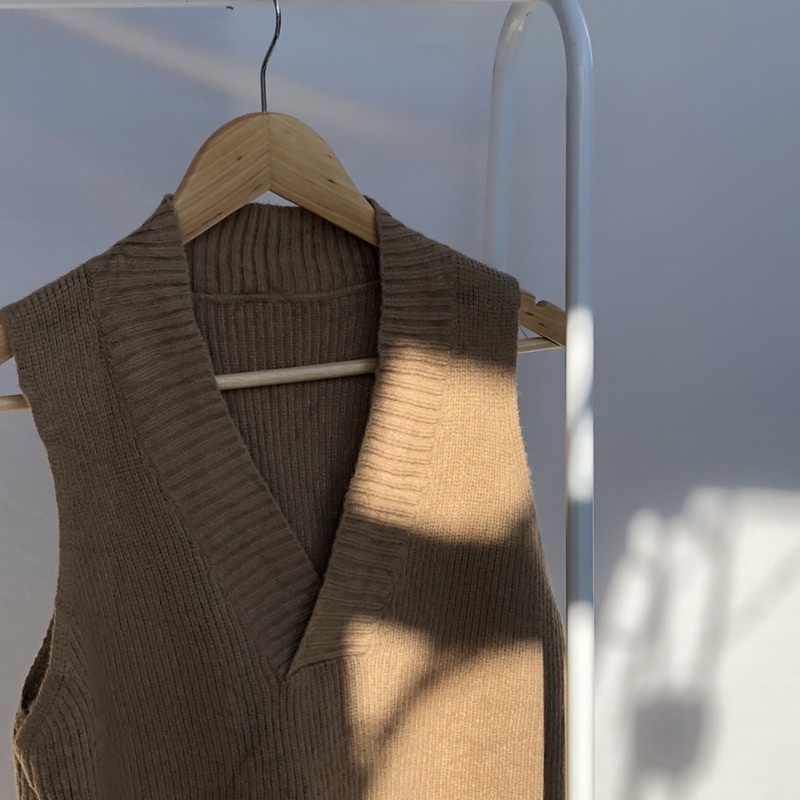 Áo gile len 2hand - GL7