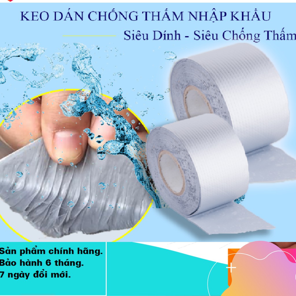 Keo dán chống thấm đa năng Loại to Siêu dính Siêu bền Siêu đàn hồi