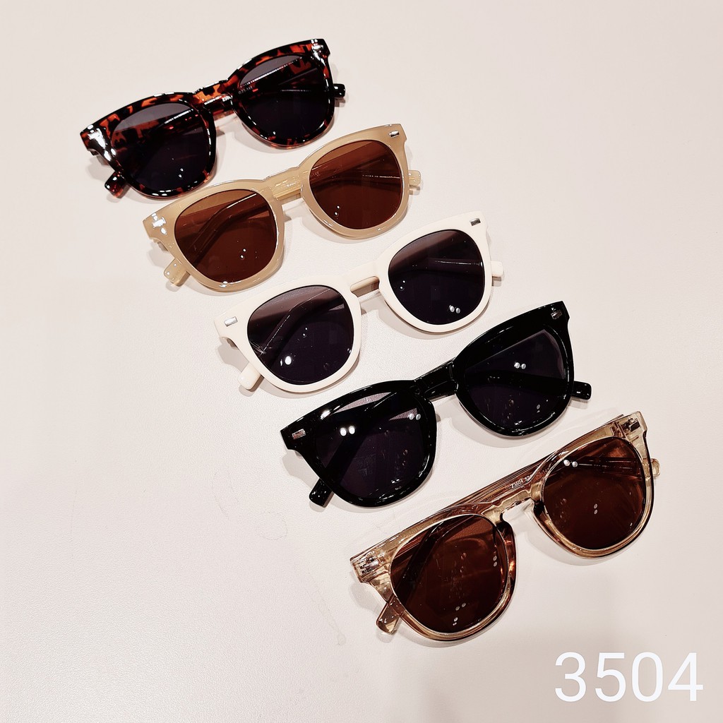 Kính mát nữ Lilyeyewear mắt tròn nhựa cao cấp siêu nhẹ thời trang 3504 | BigBuy360 - bigbuy360.vn