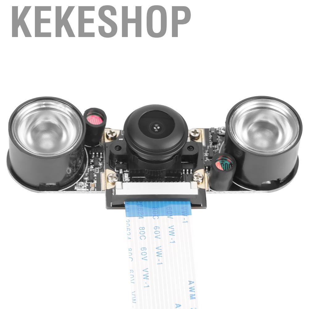 Kekeshop 5 Million Pixels Night Vision 130° Viewing Angle Camera Module Board For Raspberry Pi B 3/2