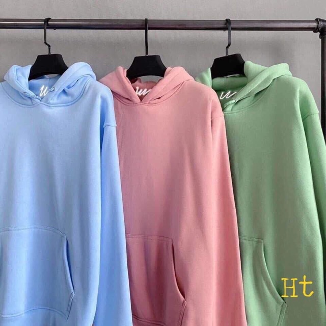 Áo hoodie nỉ trơn baisic HT12