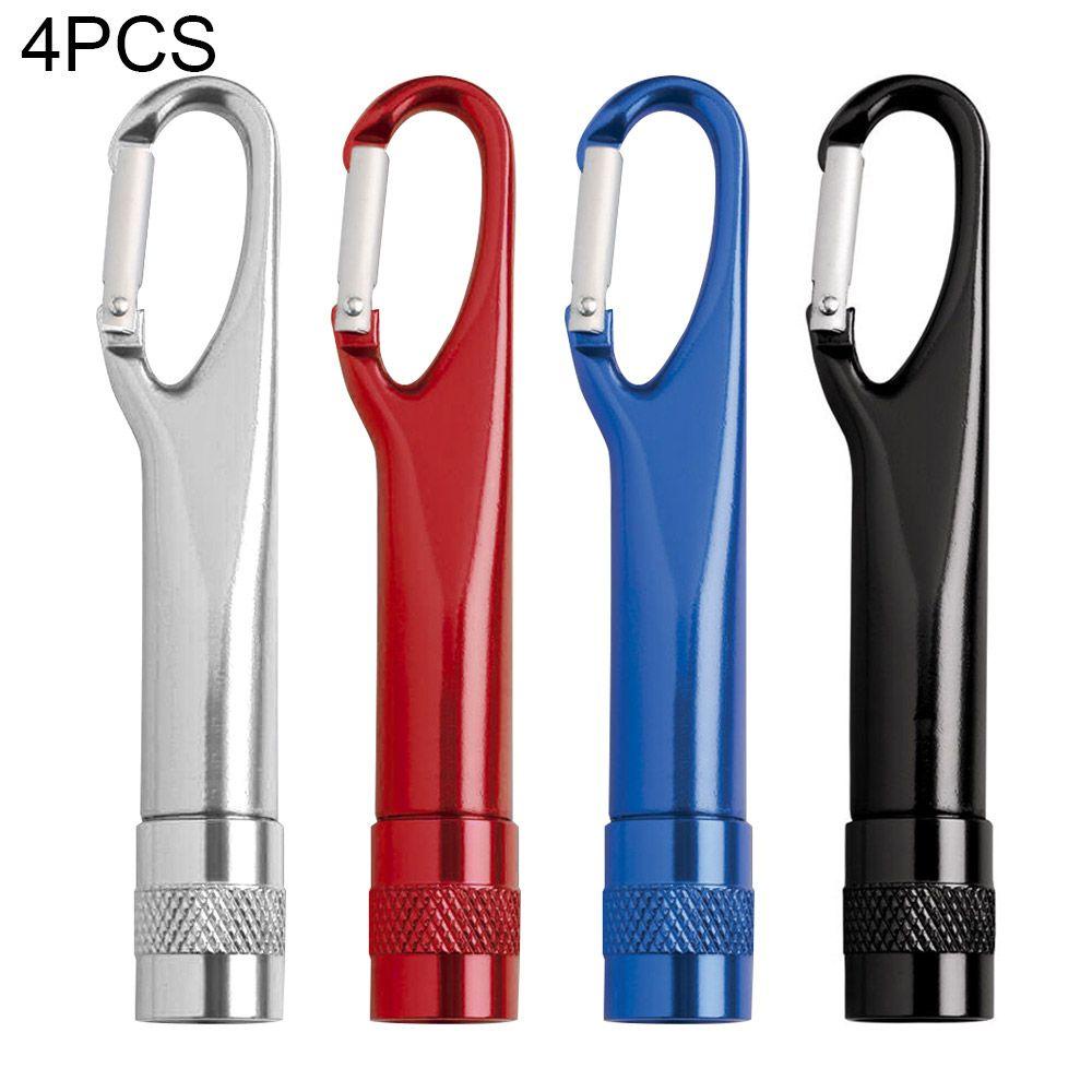 WATTLE 4 Móc Khóa Đèn Pin Bằng Hợp Kim Nhôm