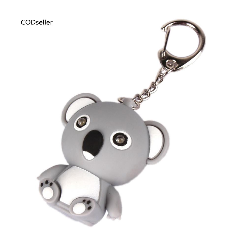 Móc khóa gấu Koala có đèn LED dễ thương