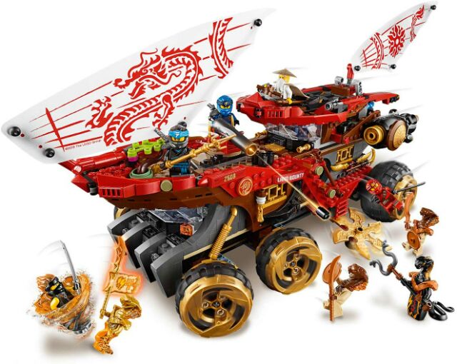 Lap rap Ninjago Land Bounty Pack 61029 Xe Tăng Sa Mạc của các Ninja