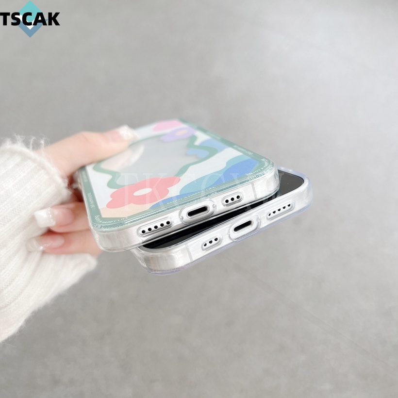 Ốp Điện Thoại Trong Suốt Hình Hoa Cho Samsung S20 S21 FE S20 S21 S22 Plus Ultra Note 20 Ultra J4 J5 J7 Prime J4 Plus J4 Core On5 On7 2016