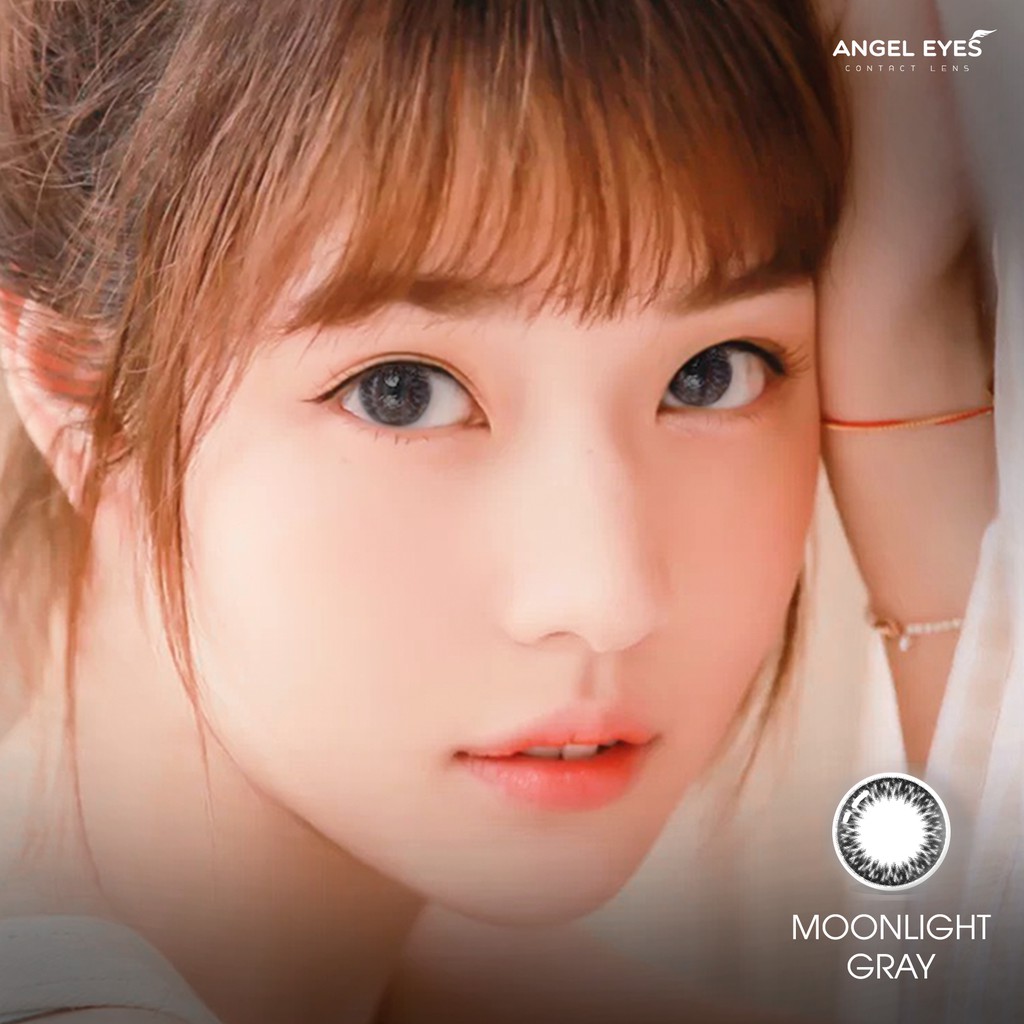 Kính áp tròng Angel Eyes - Moonlight Gray - Dia 14.5mm - Độ cận 0-6