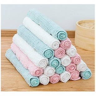 khăn lau bếp 25x25cm đa năng 2 mặt siêu mềm siêu thấm