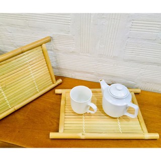 Khay tre khay trúc bưng bê đồ
