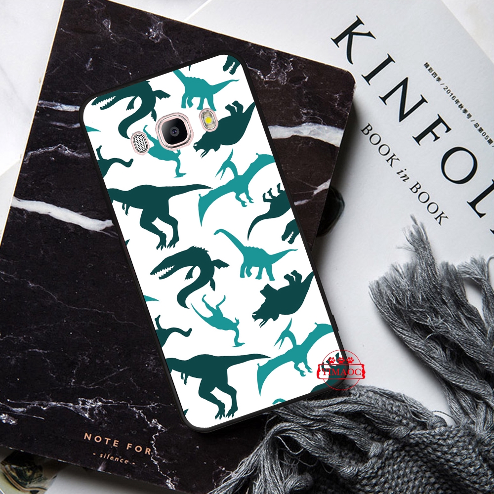 Samsung A3 A5 A6 Plus A7 A8 A9 2016 2017 2018 A20E Soft case Animal Dinosaur Colorful Cute