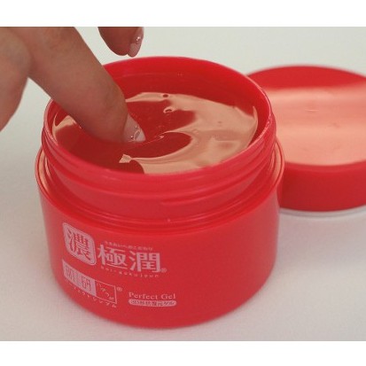 Kem Dưỡng Da Ban Ngày Chống Loã Hoá Hada Labo Gokujyun 5 In1 3D Perfect Gel 100g - Màu Đỏ