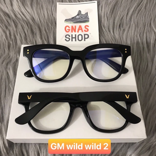 Kính GM wild wild 2 - gọng to, trơn không chữ mã OR20 ( tặng kèm hộp đựng kính )