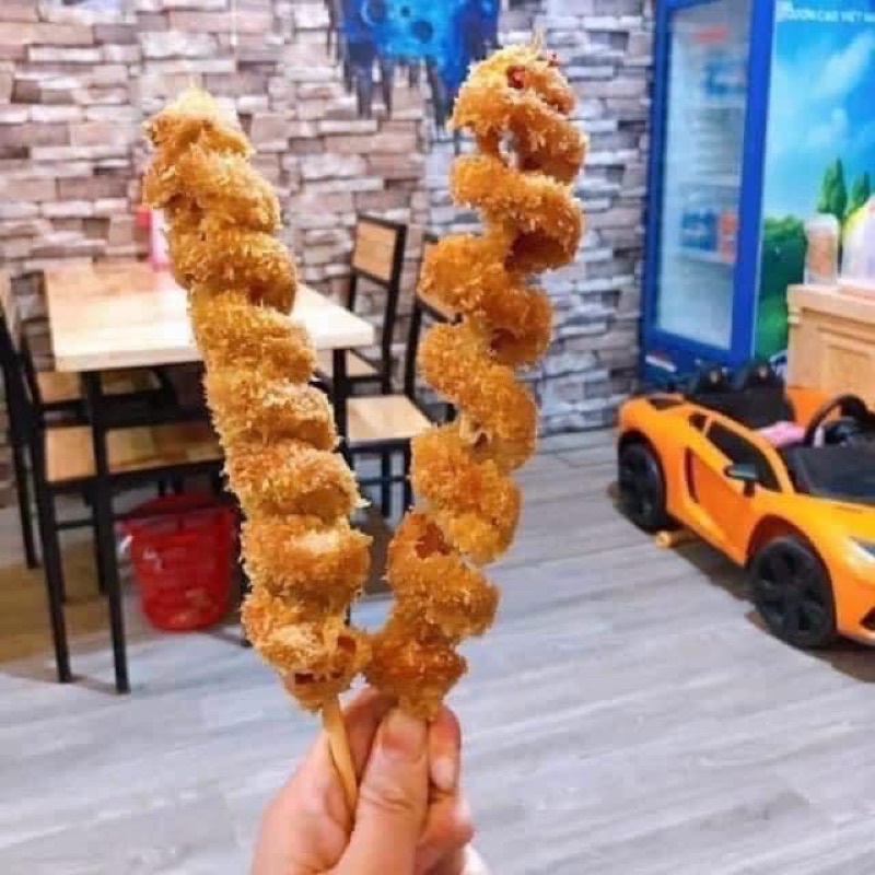 ❌❌ XÚC XÍCH LỐC XOÁY TẨM BỘT 500GR