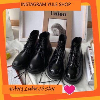 Giày ulzzang boots cổ cao đơn giản ảnh thật cuối
