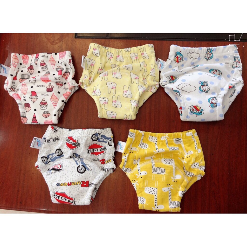 Quần Bỏ Bỉm Goodmama 6 Lớp Cotton Cho Bé