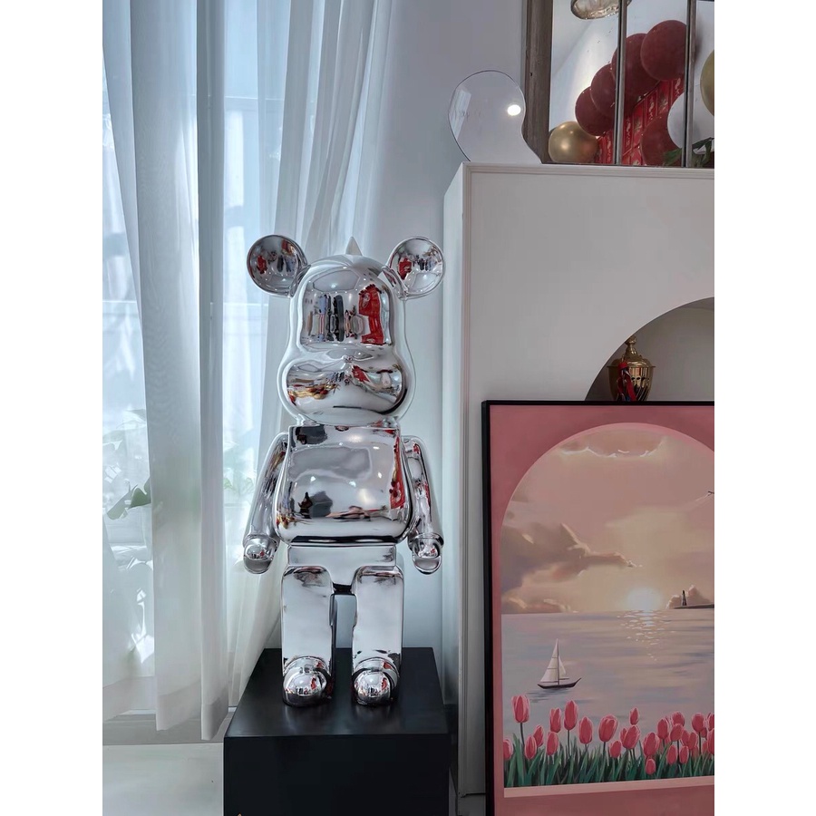 Gấu Bearbrick 50cm, 80cm hàng nhập khẩu loại 1 cao cấp fullbox phong cách màu ombre