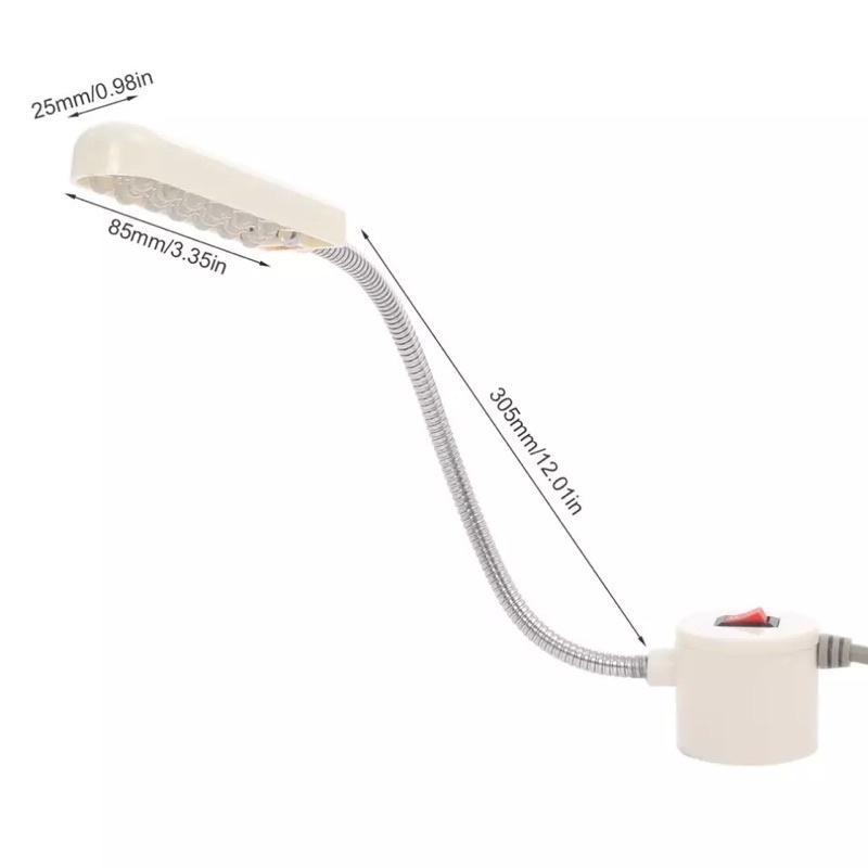 Đèn Led, đèn cần máy may siêu sáng, siêu tiện lợi dùng trong ngành may và để bàn văn phòng
