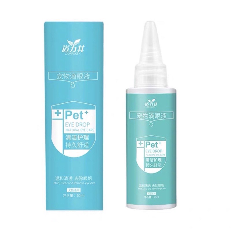 [HÀNG CHUẨN] Dung dịch vệ sinh mắt chó mèo 60ml