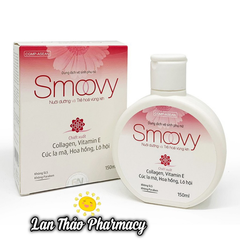 [chính hãng] Dung dịch vệ sinh phụ nữ Smoovy 150ml