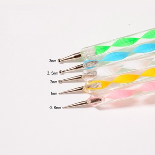 Set 5 cọ chấm bi đủ size - bút chấm bi
