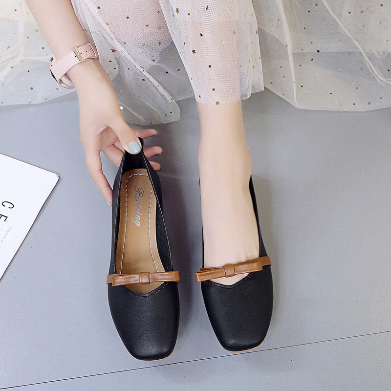 Giày tiểu thư phong cách đơn giản sang trọng quí phái dễ kết hợp đồ V191 | BigBuy360 - bigbuy360.vn