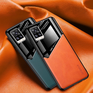 Ốp điện thoại da thời trang cho Vivo V20 Pro V20 Se
