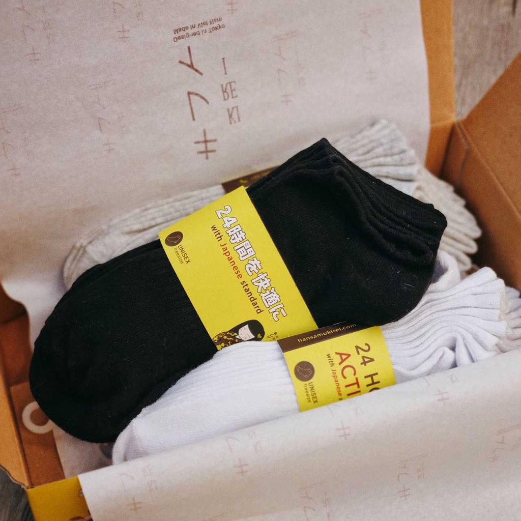 Set vớ Nhật - Kirei cotton unisex 5 đôi CN