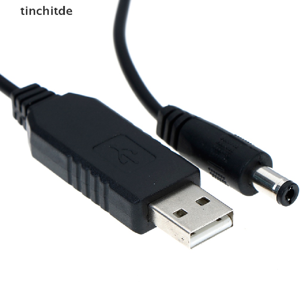 Cáp Chuyển Đổi Usb dc 5v Sang dc 12v 2.1x5.5mm male
