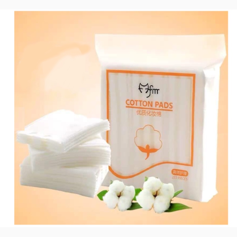 Bông Tẩy Trang Cotton Pads túi 222 miếng bông tẩy trang 3 lớp