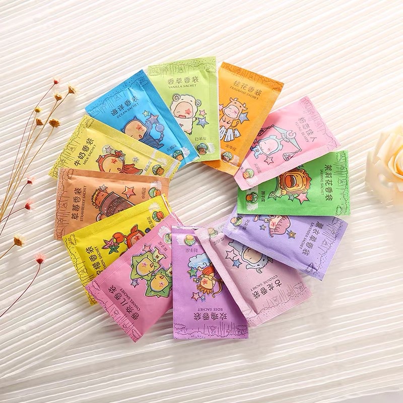 Túi thơm mini 12 cung hoàng đạo để tủ quần áo tủ giày
