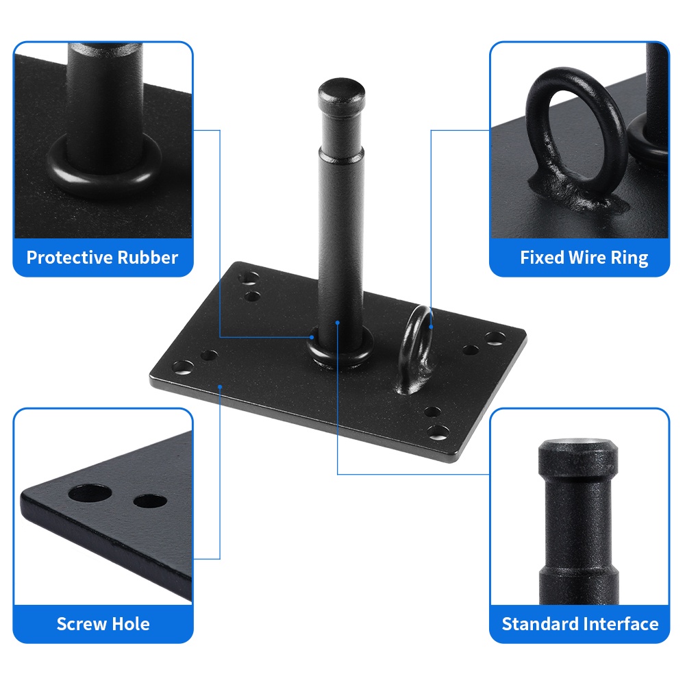 Giá đỡ đèn gắn tường trần nhà Selens 5/8&quot; dùng cho phim trường chụp ảnh