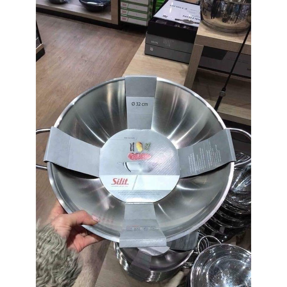 CHẢO XÀO INOX SILIT WOK 32CM