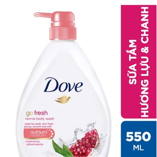 Sữa tắm dưỡng ẩm Dove Go Fresh 550ml