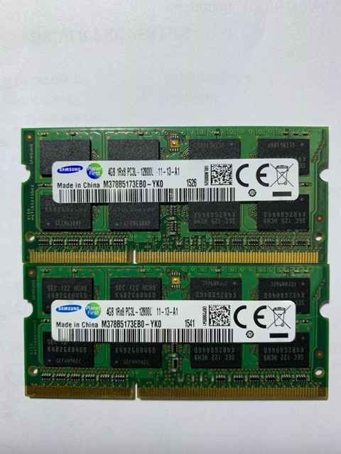 Ram Laptop DDR3L (PC3L) 8GB, 4GB Bus 1600 (Sam/Hynix/Kingston Bảo hành 36 Tháng)