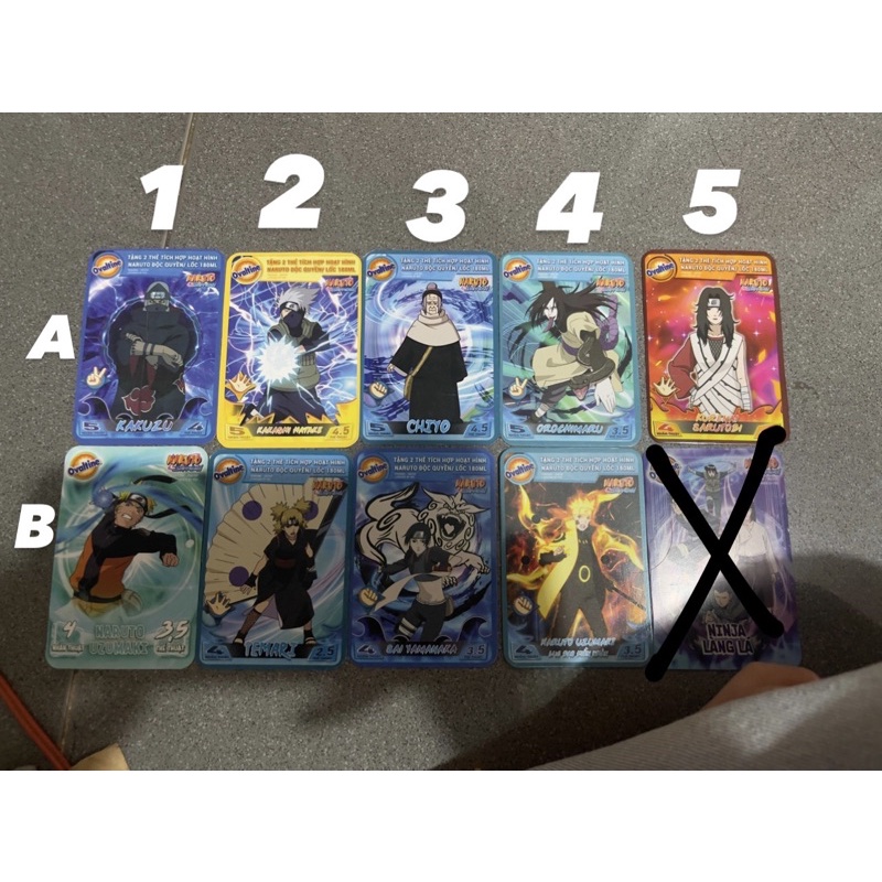 Thẻ ovaltine naruto