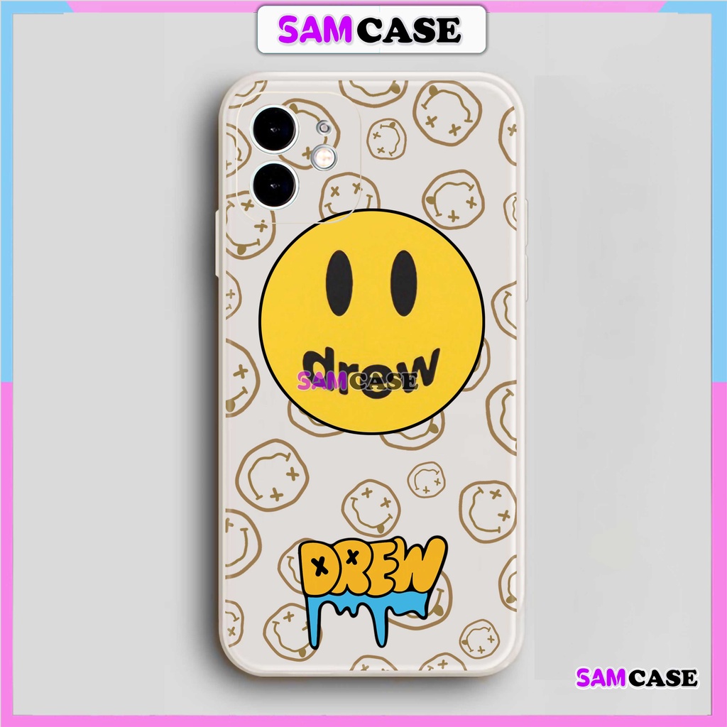 Ốp lưng iPhone 6/6s/7/8/X/XS/11/12/13/14 Pro Plus Max viền vuông chống sốc bảo vệ camera silicon mềm Họa tiết Drew4-1