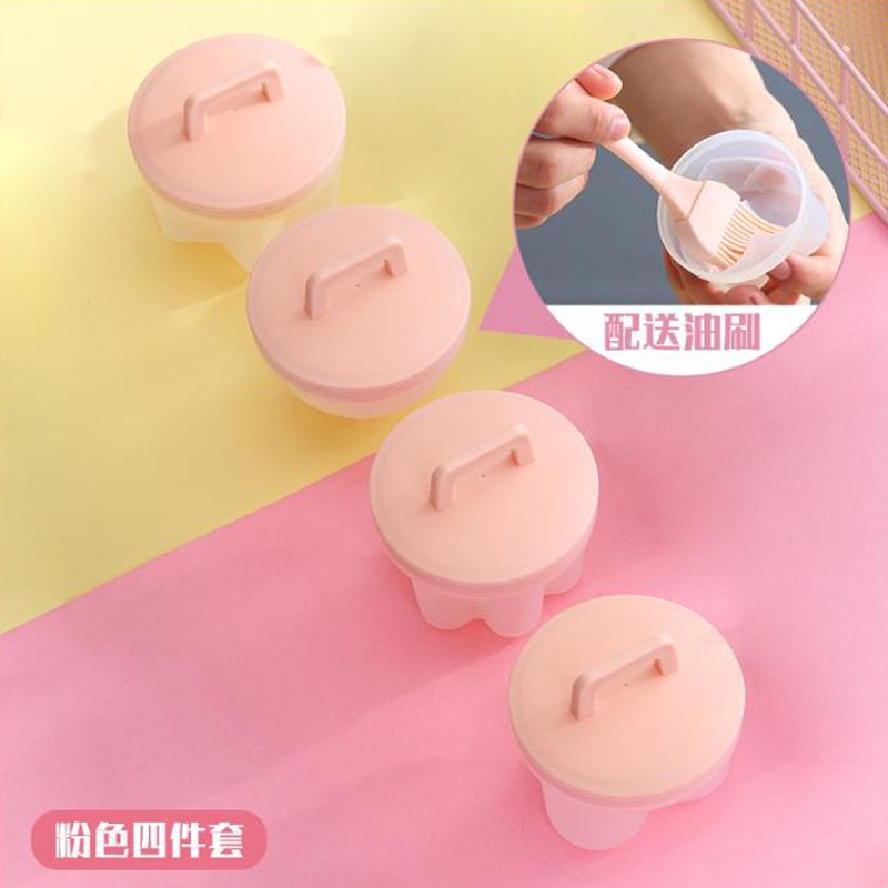[FREESHIP] Set 4 khuôn hấp trứng làm bánh ăn dặm cho bé khuôn nhựa chịu nhiệt cao cấp