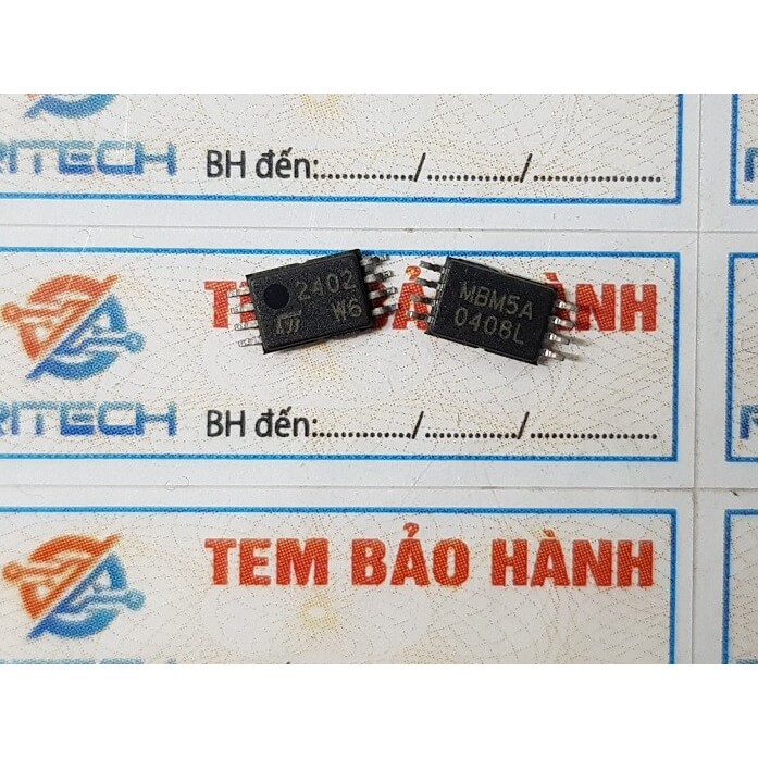 [Combo 10 con] 2402, 2402W, M24C02-WDW6T IC Chuyên Dụng TSSOP-8