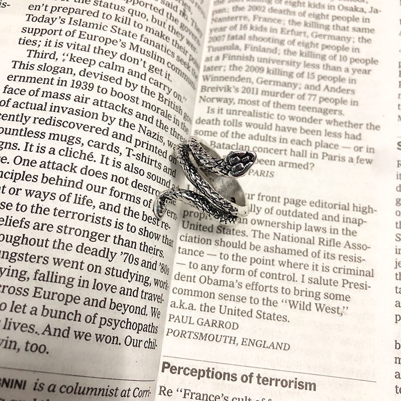 Nhẫn trang sức kiểu hở điều chỉnh được thời trang cá tính