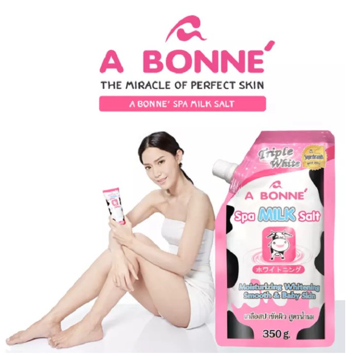 Muối Tắm Tẩy Tế Bào Chết A Bonne Spa Milk Salt Thái Lan 350g