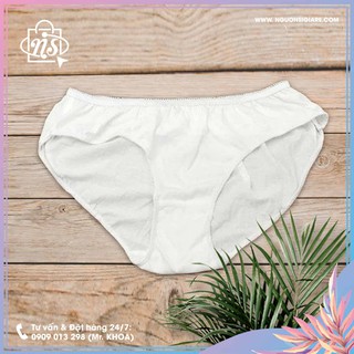 Combo 6 cái - Quần Lót Giấy COTTON - Trắng - Quần Bầu - Đủ Size