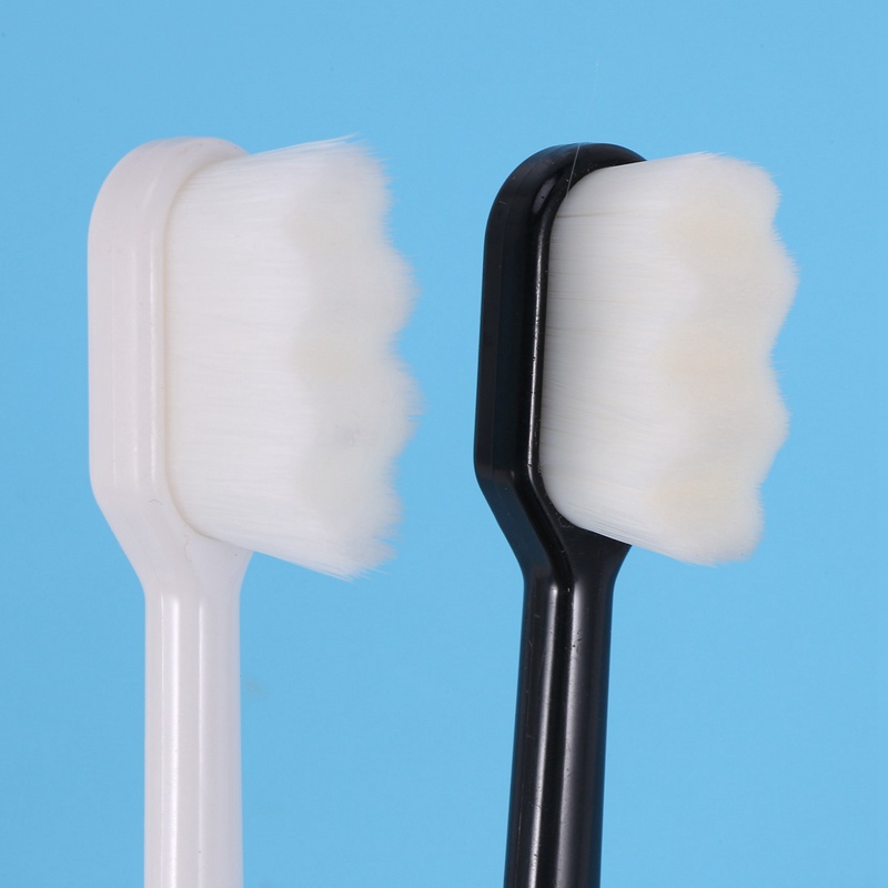 Extra Soft Toothbrush for Sensitive Gums, Micro-Nano Manual Toothbrush with 20000 Soft Floss Bristle for Gum Care, Protect Fragile Gums Good Cleaning Effect