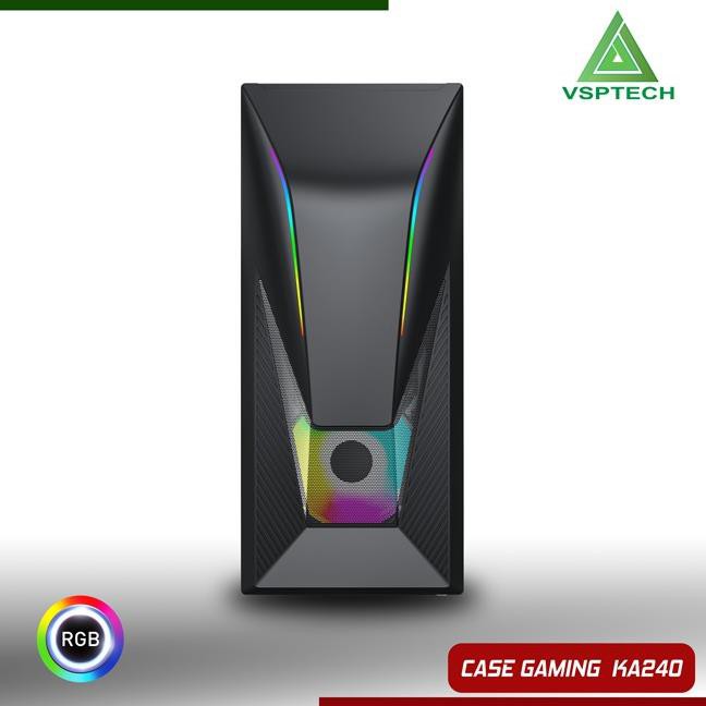 Vỏ Case gaming VSP dòng Series KA-240 - Full ATX (No Fan) - Hàng Chính Hãng - 2T_PC