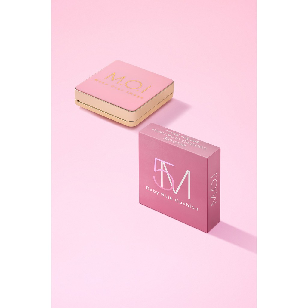 Phấn nước M.O.I 5M Baby Skin Cushion #50 7g | BigBuy360 - bigbuy360.vn