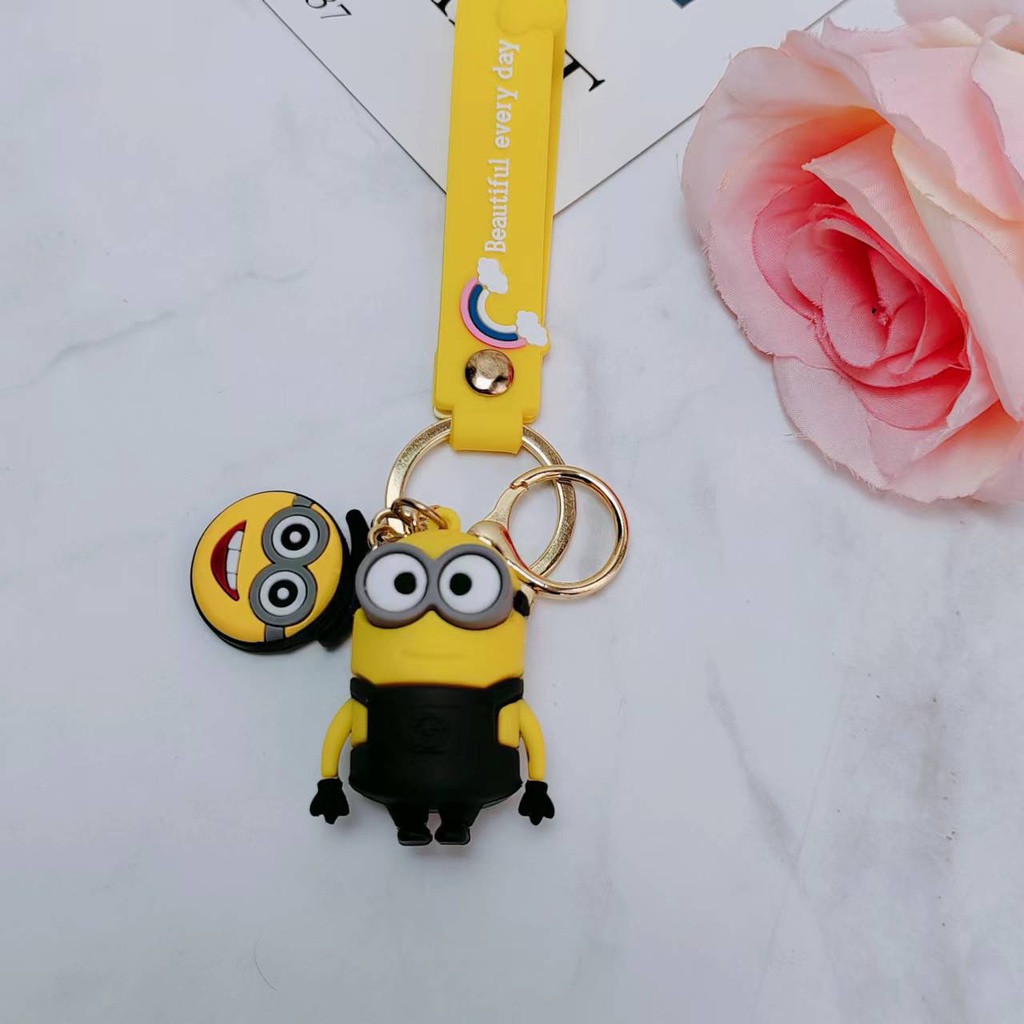 Móc Khoá Minion Dễ Thương Phụ Kiện Túi Xách,Móc Khoá HKD77