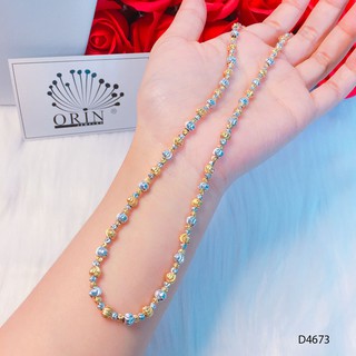 Dây chuyền nữ, dây chuyền bi, dây bi 2 màu thiết kế cao cấp Orin D4673