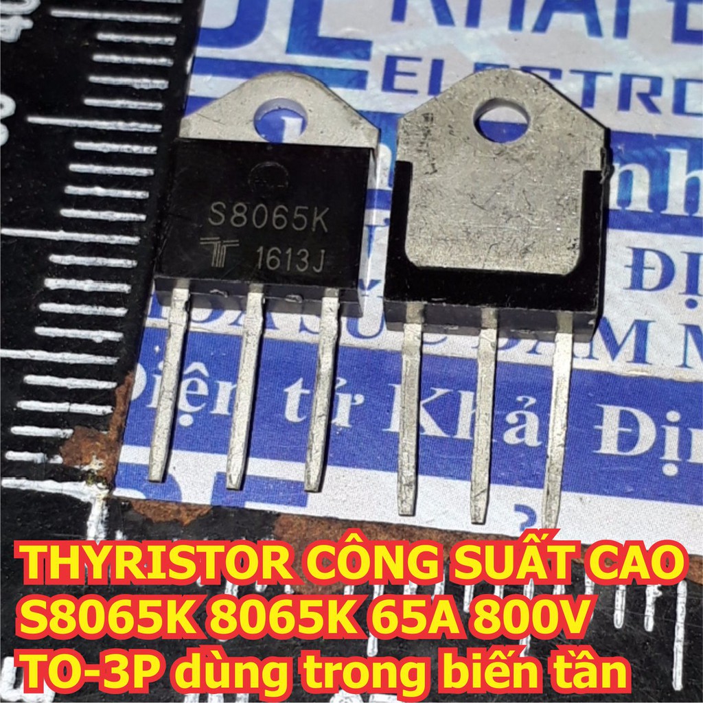 THYRISTOR CÔNG SUẤT CAO S8065K 8065K 65A 800V TO-3P dùng trong biến tần kde5947