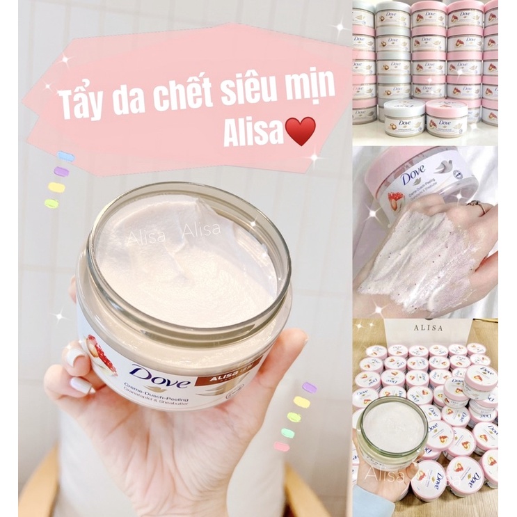 Tẩy da chết Body Dove 225ml - ALISA