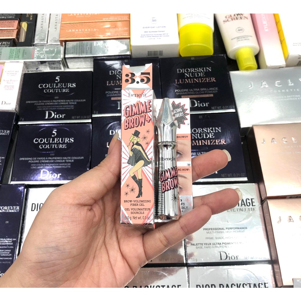 Benefit - Mascara Gel Định Hình Chân Mày Gimme Brow+ Volumizing Fiber Gel.