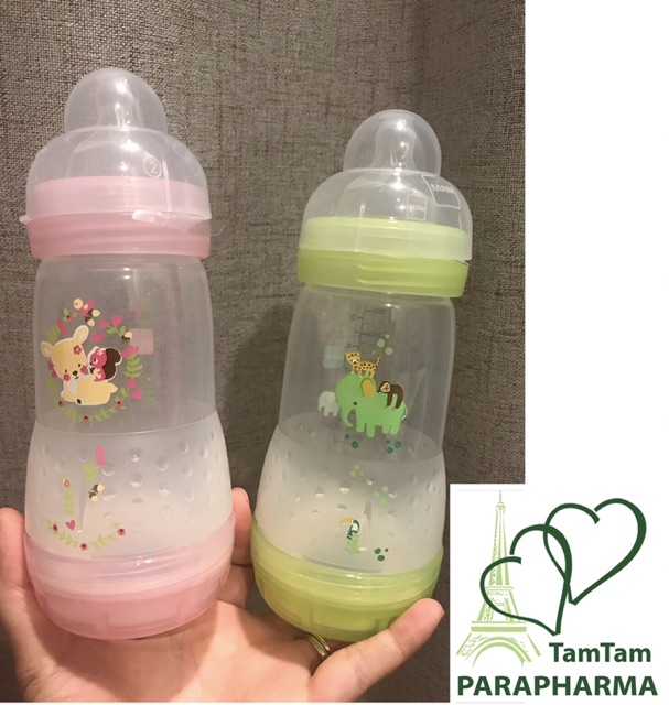 Cặp 02 núm ty thay bình MAM các cỡ - 200K theo bình Mam
