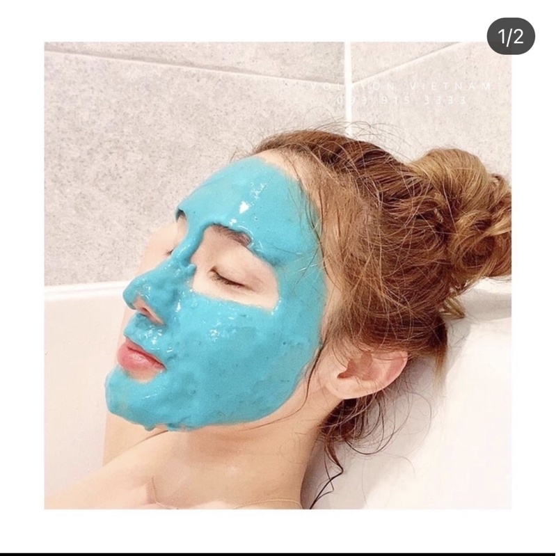 Mặt nạ Volayon Powder tảo xoắn - cấp nước - bùn khoáng Spinem Hyaloten Stoquiren Powder